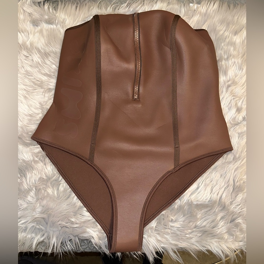 SKIMS Brown Women Swim One Piece